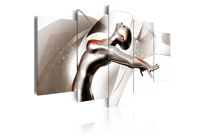 Bilde Gold Dance She 200x100 - Artgeist sp. z o. o. - Innredning - Bilder & kunst