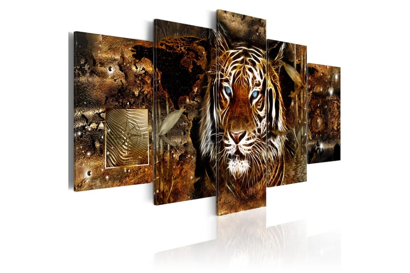Bilde Golden Jungle 100x50 - Artgeist sp. z o. o. - Innredning - Bilder & kunst - Lerretsbilder