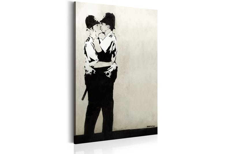 Bilde Kissing Coppers By Banksy 40x60 - Artgeist sp. z o. o. - Innredning - Bilder & kunst - Lerretsbilder