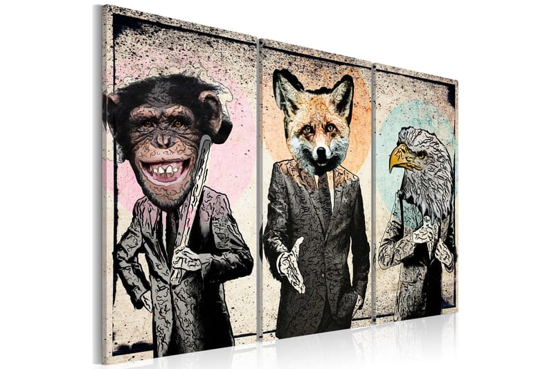 Bilde Monkey Business 120x80 - Artgeist sp. z o. o. - Innredning - Bilder & kunst - Lerretsbilder