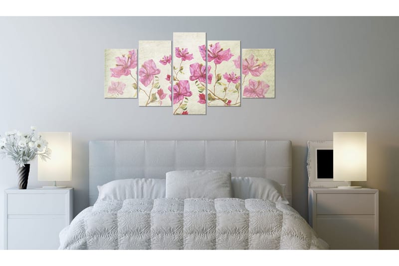 Bilde Picture With Flower 100x50 - Artgeist sp. z o. o. - Innredning - Bilder & kunst - Lerretsbilder