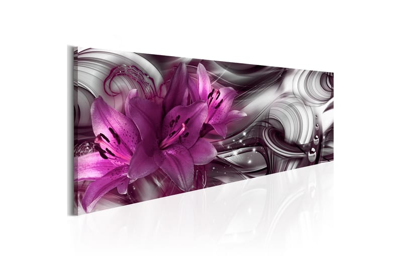 Bilde Purple Depth 135x45 - Artgeist sp. z o. o. - Innredning - Bilder & kunst - Lerretsbilder