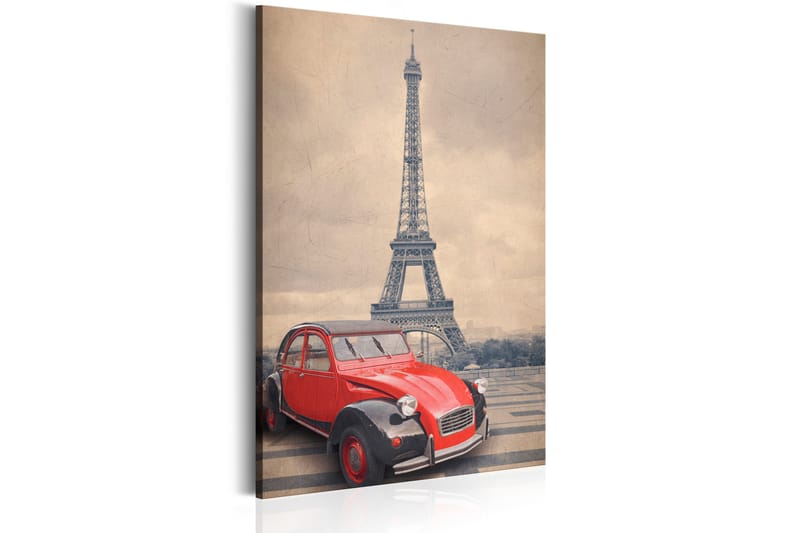Bilde Retro Paris 60x90 - Artgeist sp. z o. o. - Innredning - Bilder & kunst - Lerretsbilder