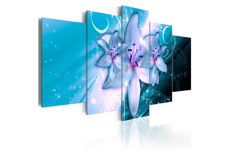 Bilde Sapphire Nights 100x50 - Artgeist sp. z o. o. - Innredning - Bilder & kunst - Lerretsbilder