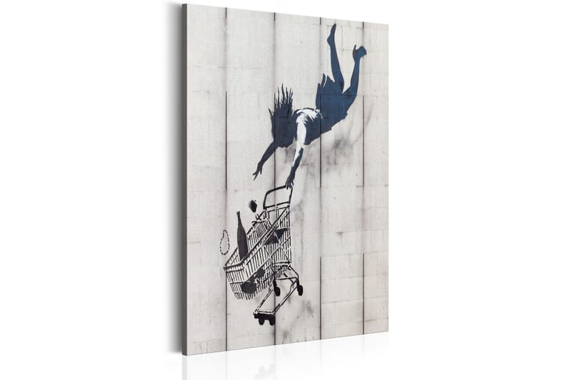 Bilde Shop Til You Drop By Banksy 60x90 - Artgeist sp. z o. o. - Innredning - Bilder & kunst - Lerretsbilder