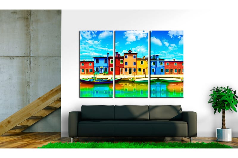 Bilde Sunny Morning In Venice 60x40 - Artgeist sp. z o. o. - Innredning - Bilder & kunst - Lerretsbilder