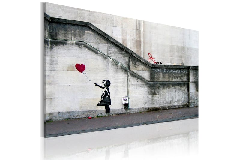 Bilde There Is Always Hope Banksy 60x40 - Artgeist sp. z o. o. - Innredning - Bilder & kunst - Lerretsbilder