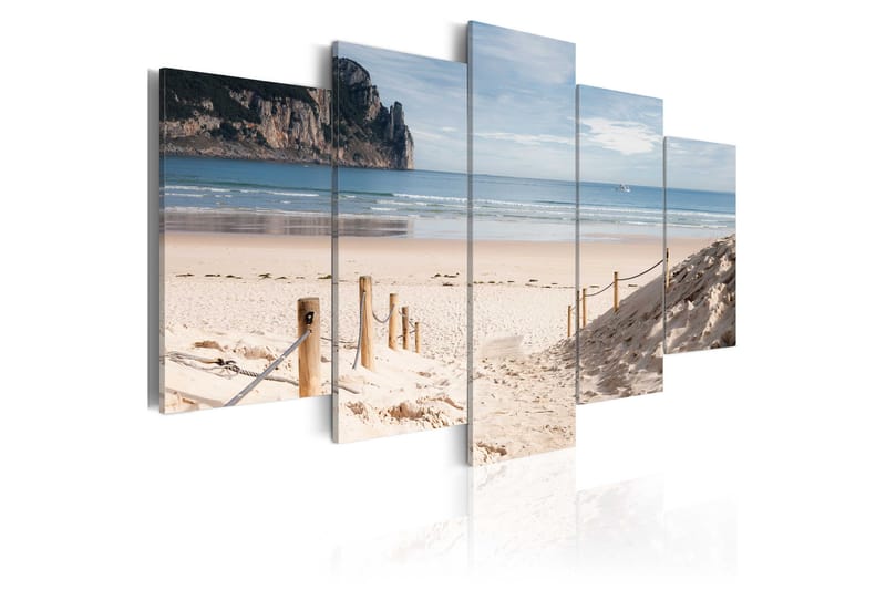 Bilde Walk By The Sea 100x50 - Artgeist sp. z o. o. - Innredning - Bilder & kunst - Lerretsbilder