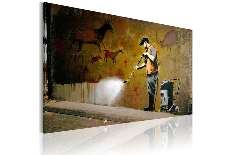 Bilde Whitewashing Lascaux Banksy 60x40 - Artgeist sp. z o. o. - Innredning - Bilder & kunst - Lerretsbilder
