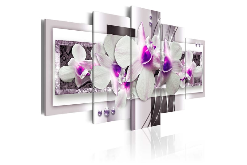 Bilde With Violet Accent 100x50 - Artgeist sp. z o. o. - Innredning - Bilder & kunst - Lerretsbilder