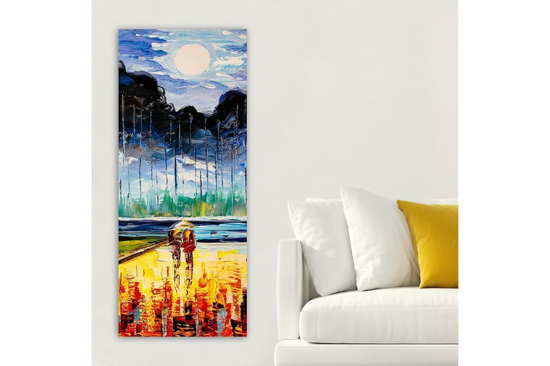 Canvasbilde DKY Abstract & Fractals Flerfarget - 50x120 cm - Innredning - Bilder & kunst - Lerretsbilder