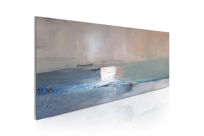 Canvasbilde Første bølgen - 100x40 cm - Innredning - Veggdekorasjon - Rammer - Ramme poster