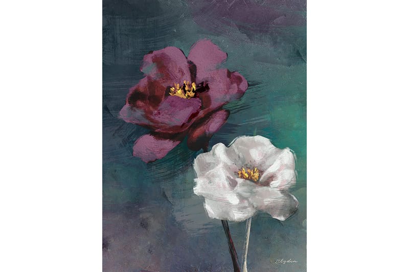 Canvasbilde Fiolett Rose - 66x08 cm - Innredning - Bilder & kunst - Lerretsbilder