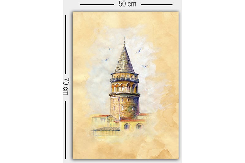 Canvasbilde Flerfarget - 55x07 cm - Innredning - Bilder & kunst - Lerretsbilder