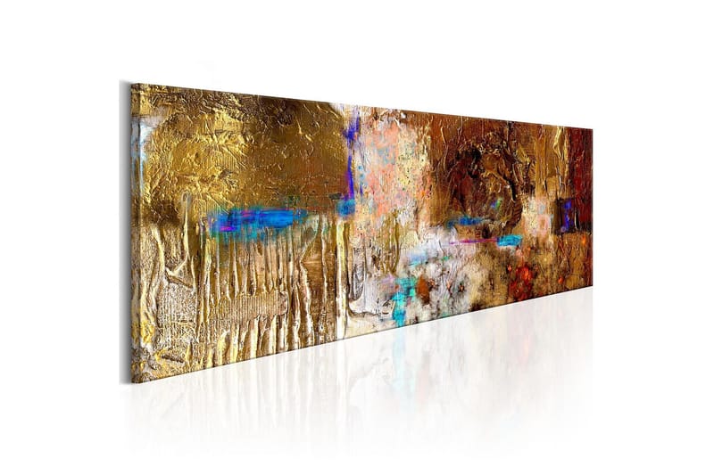 Canvasbilde Golden Structure - Artgeist sp. z o. o. - Innredning - Veggdekorasjon - Rammer - Ramme poster