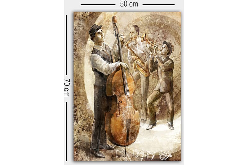 Canvasbilde Scenic Flerfarget - 55x07 cm - Innredning - Bilder & kunst - Lerretsbilder