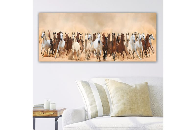 Canvasbilde YTY Animals Flerfarget - 120x50 cm - Innredning - Bilder & kunst - Lerretsbilder