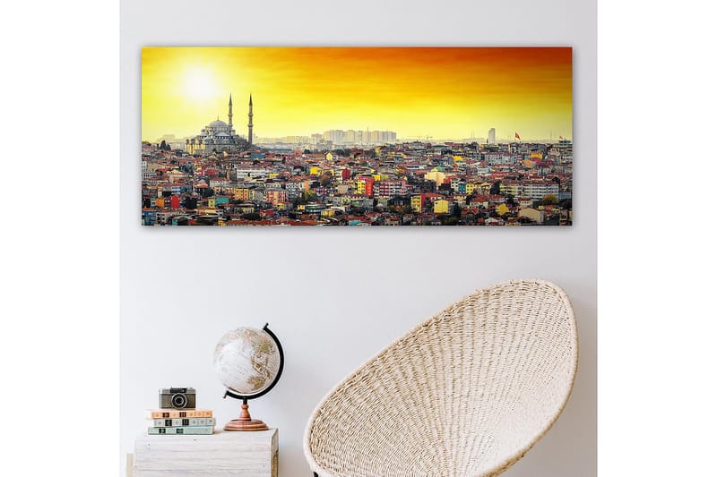 Canvasbilde YTY Cities & Countries Flerfarget - 120x50 cm - Innredning - Bilder & kunst - Lerretsbilder