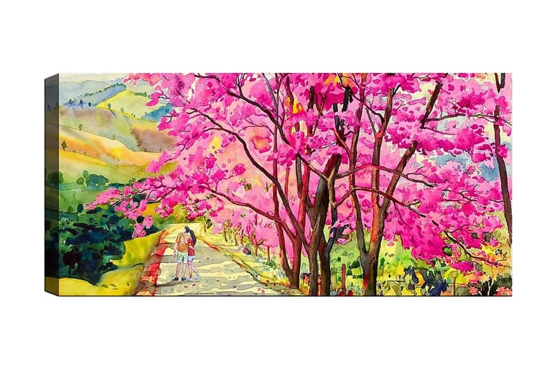 Canvasbilde YTY Floral & Botanical Flerfarget