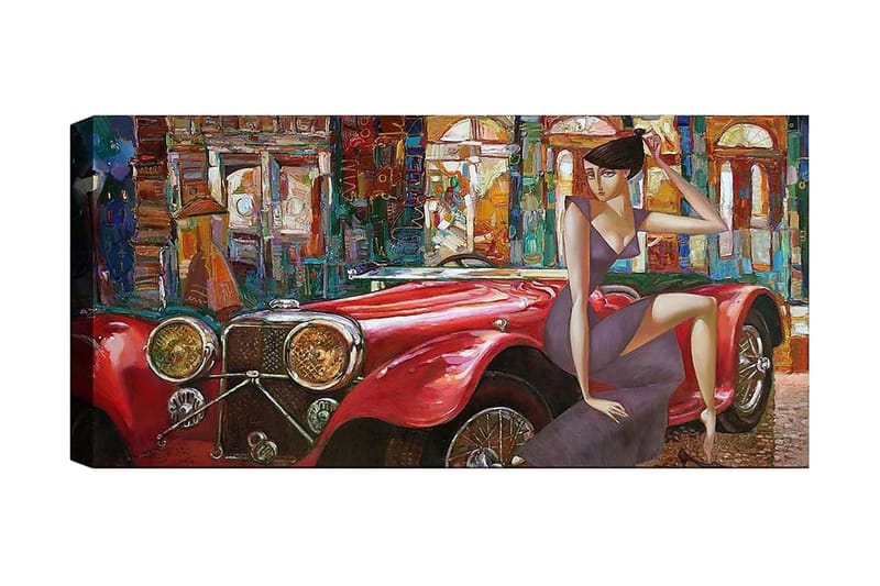 Canvasbilde YTY Transportation Flerfarget - 120x50 cm - Innredning - Bilder & kunst - Lerretsbilder