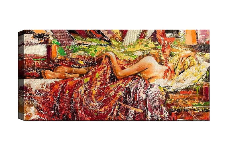 Canvasbilde YTY World Cultures Flerfarget - 120x50 cm - Innredning - Bilder & kunst - Lerretsbilder