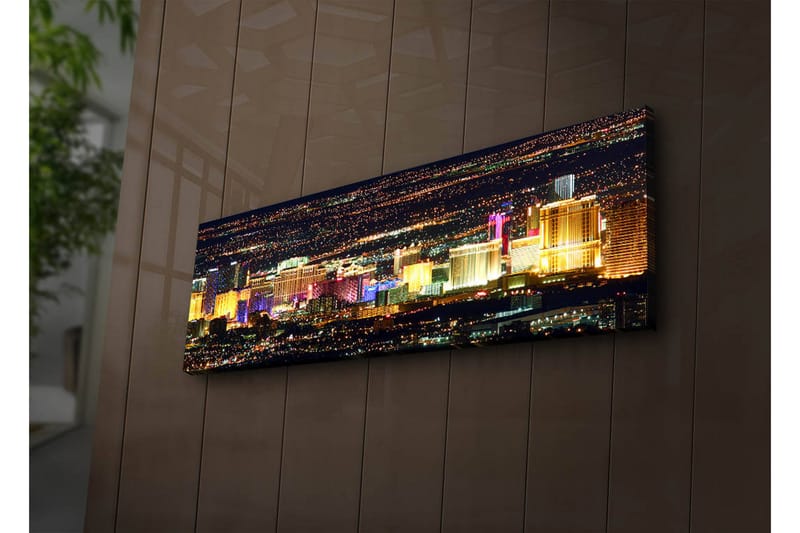 Dekorativ Canvasbilde LED-belysning - Flerfarget - Innredning - Veggdekorasjon