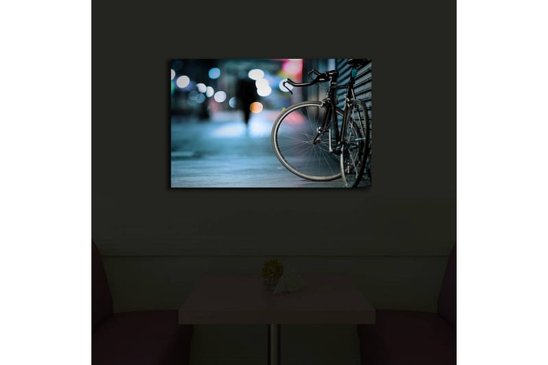 Dekorativ Canvasbilde LED-belysning - Flerfarget - Innredning - Bilder & kunst - Lerretsbilder