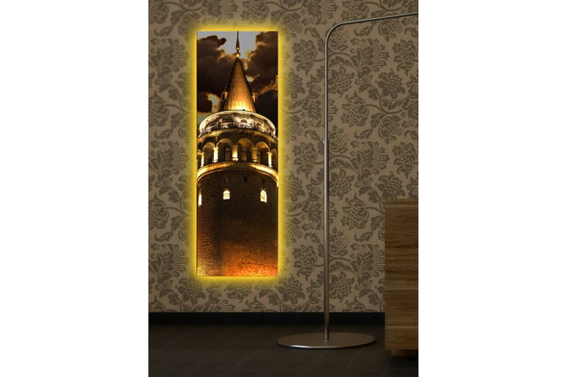 Dekorativ Canvasbilde LED-belysning - Flerfarget - Innredning - Bilder & kunst - Lerretsbilder