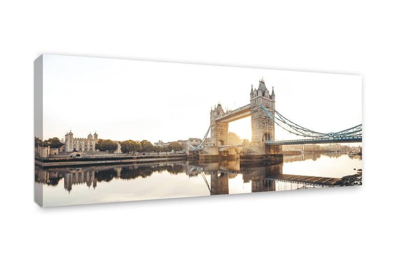 London Tower Bridge Bilde 60x150 cm - Multifarge - Innredning - Bilder & kunst - Lerretsbilder
