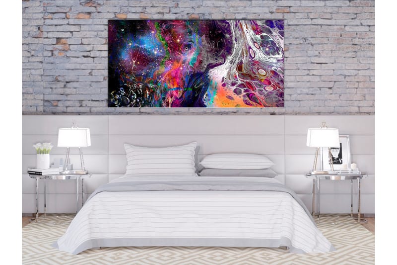 Tavle Colourful Galaxy (1 Part) Wide 60X30 - Artgeist sp. z o. o. - Innredning - Bilder & kunst - Lerretsbilder