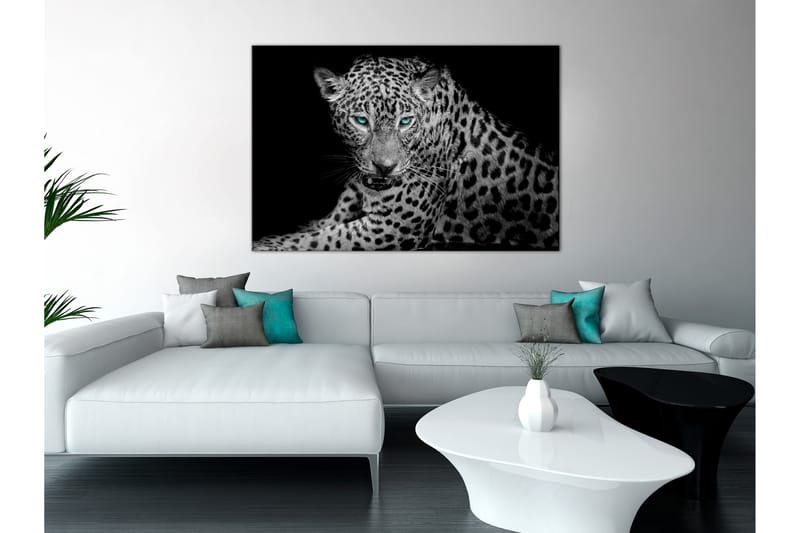 Tavle Leopard Portrait (1 Part) Wide 90X60 - Artgeist sp. z o. o. - Innredning - Bilder & kunst