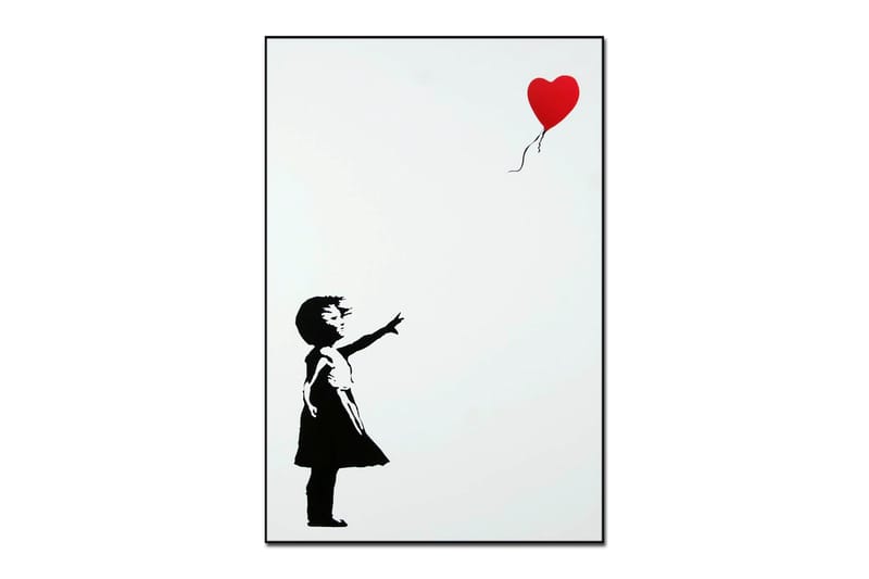 Balloon Girl Bilde - 60x90 - Innredning - Innredning barnerom - Dekorasjon til barnerom - Veggdekor barnerom - Posters barnerom