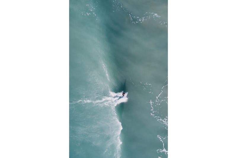 Green Surf Poster - 50x70cm - Innredning - Bilder & kunst - Posters - Fotoplakater
