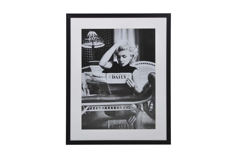 Villa Bilde Marilyn Dailey News - Svart / Hvit / Glass / Tre - Innredning - Bilder & kunst - Posters