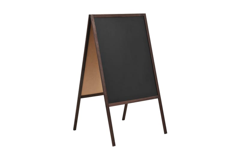 Dobbeltsidig tavle sedertre frittstående 60x80 cm - Innredning - Bilder & kunst - Presentasjonstavle & tegnetavle - Whiteboard