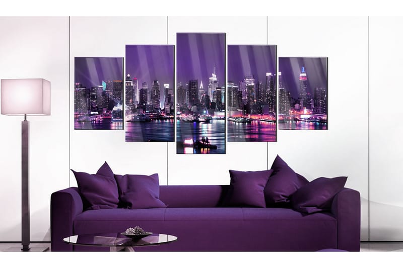 Bilde På Akryl Purple Sky 200x100 - Artgeist sp. z o. o. - Innredning - Bilder & kunst