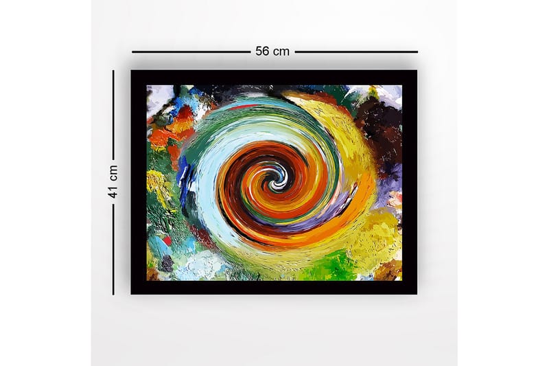 Dekorativ InnRammemet MDF-maling 41x56 cm - Flerfarget - Innredning - Bilder & kunst