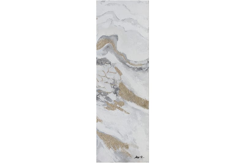 Oljemaling 40x120 cm Marmor - Innredning - Bilder & kunst - Oljemaling