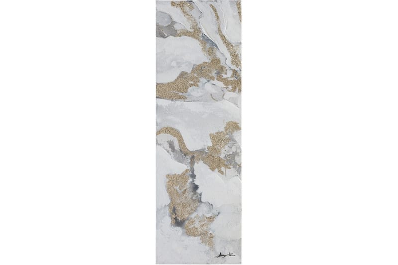 Oljemaling 40x120 cm Marmor - Innredning - Bilder & kunst - Oljemaling