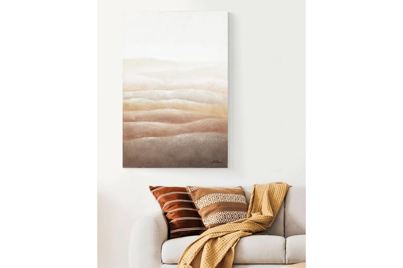 Oljemaling 60x90 cm Sand - Innredning - Bilder & kunst - Oljemaling
