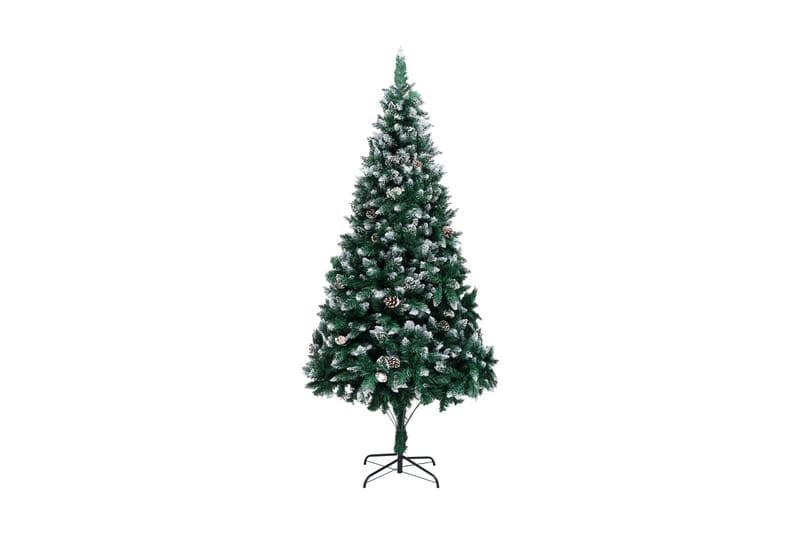 Kunstig juletre med furukongler & hvit snø 240 cm - Innredning - Dekorasjon - Julepynt & juledekorasjon