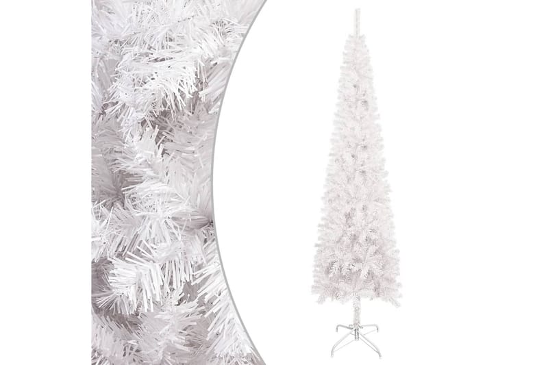 Slankt juletre hvit 150 cm - Innredning - Dekorasjon - Julepynt & juledekorasjon