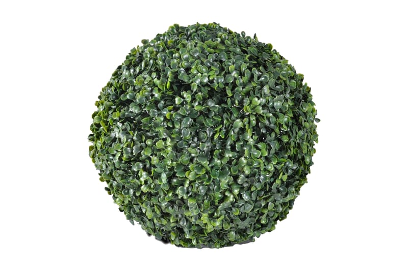 Buksbomball kunstige blader 27 cm 2 stk - Innredning - Dekorasjon - Kunstige planter