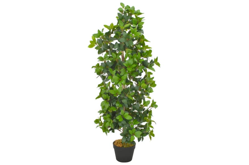 Kunstig laurbӕrtre med potte grønn 120 cm - Innredning - Dekorasjon - Kunstige planter