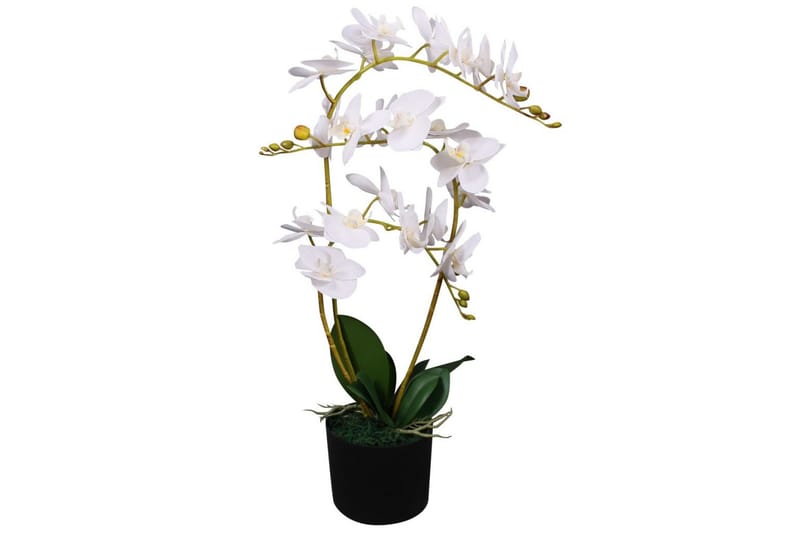 Kunstig orkidÃ¨ med potte 65 cm hvit - Innredning - Dekorasjon - Kunstige planter