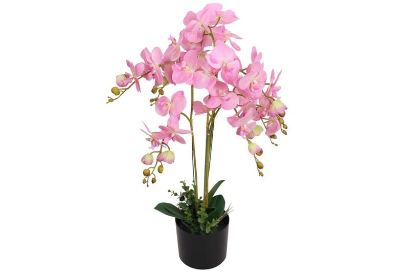 Kunstig Orkidé med Potte 75 cm Rosa - Rosa|Grå - Innredning - Dekorasjon - Kunstige planter