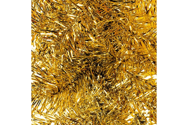 Julekrans med LED-lys 20 m gull - Gull - Innredning - Dekorasjon