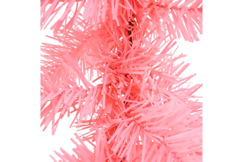Julekrans med LED-lys 5 m rosa - Rosa - Innredning - Dekorasjon