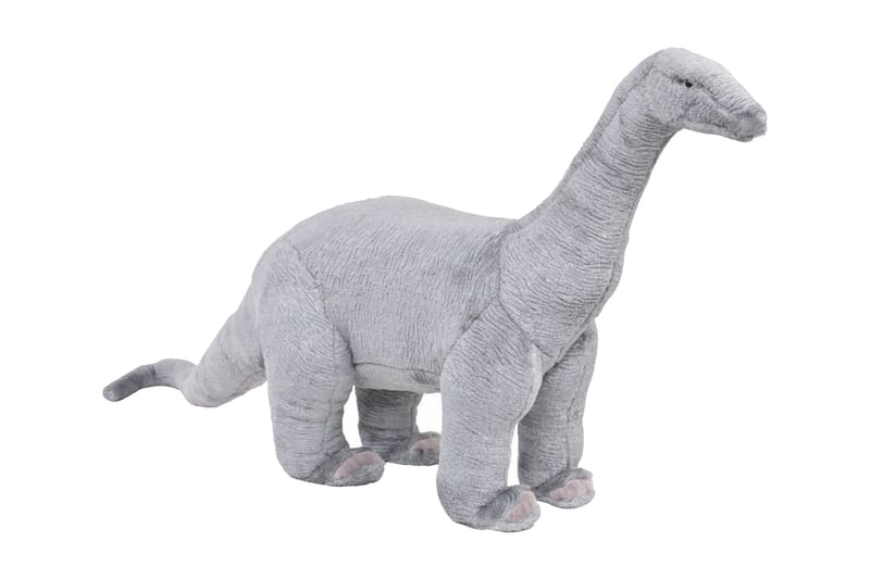 Stående lekedinosaur brachiosaurus grå XXL - Innredning - Innredning barnerom - Leketøy & leker - Babyleker