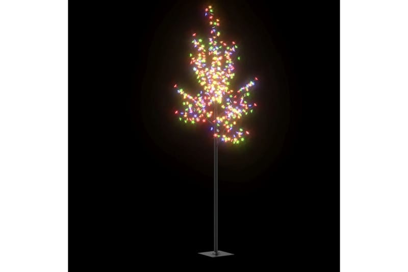 Juletre 220 lysdioder flerfarget lys kirsebærblomst 220 cm - Svart - Innredning - Julepynt & helgedekorasjon - Julepynt & juledekorasjon